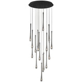 Art Glass Stillo Round Chandelier