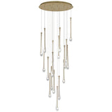 Art Glass Stillo Round Chandelier