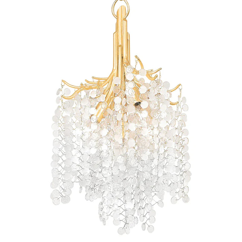 Art Glass Drops Genoa Chandelier