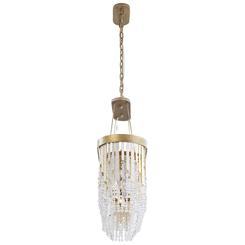 Art Glass Crystal Lafayette Linear Chandelier