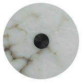 Alabaster Round Eclipse 10"