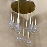 Rain LED Round Chandelier