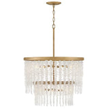 Art Crystal Rubina Round 2 Tier Chandelier 26"