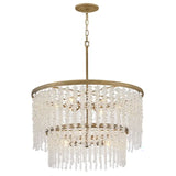 Art Crystal Rubina Round 2 Tier Chandelier 30"