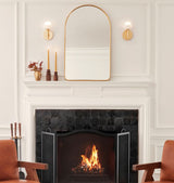 Alabaster Shade Greenwich Wall Sconce