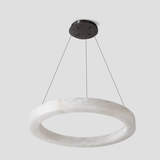 Theseus Alabaster Round Chandelier 19" 27" 36" 60"D