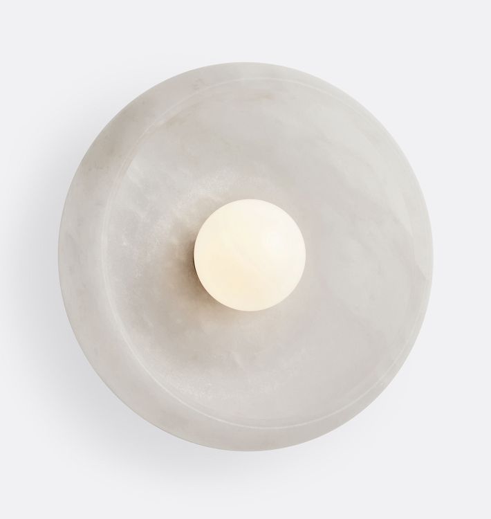 Alabaster Augustine Sconce 10"D