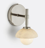 Alabaster Shade Greenwich Wall Sconce