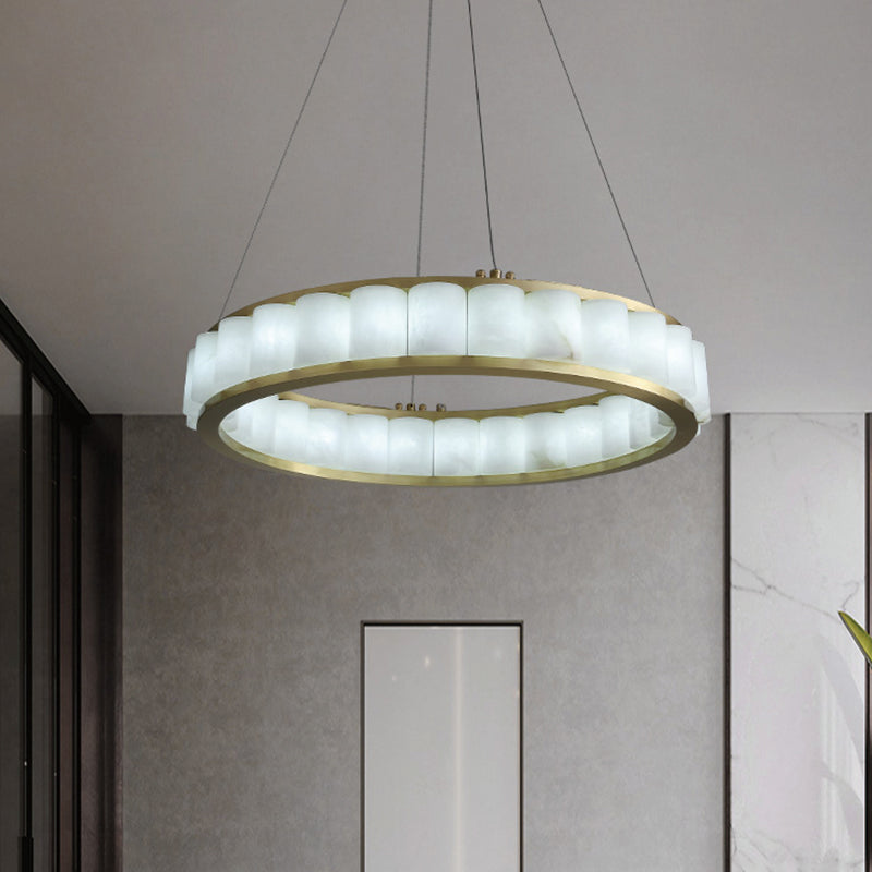 Aline Marble Round Chandelier For Dining Room