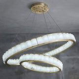 Aline Marble Round Chandelier For Dining Room