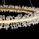 Capri 2-Ring Crystal Chandelier