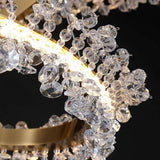 Capri 2-Ring Crystal Chandelier