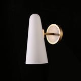 White Ceramics Single Shade Wall Sconce