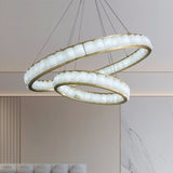 Aline Marble Round Chandelier For Dining Room