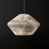 Theseus Alabaster  Modern Comet Pendant