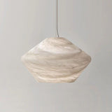 Theseus Alabaster  Modern Comet Pendant