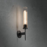 Industrial Wind Glass Shade Candles Single Head Wall Sconce