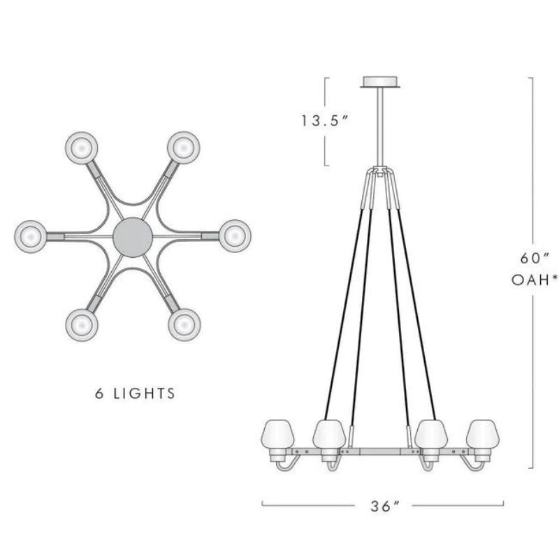 Bifrons Round Chandelier 6 Lights