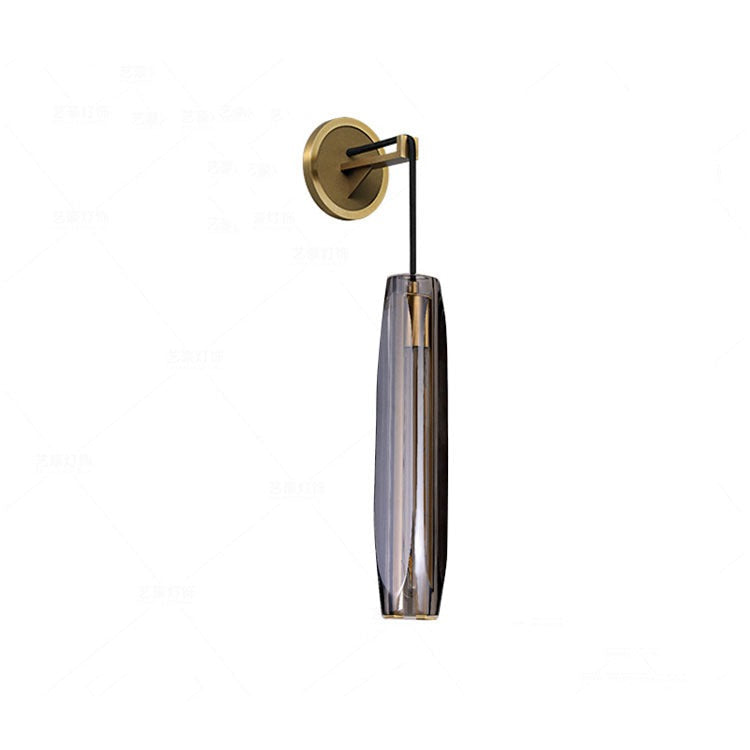 Smoke Crystal Shade Wall Sconce