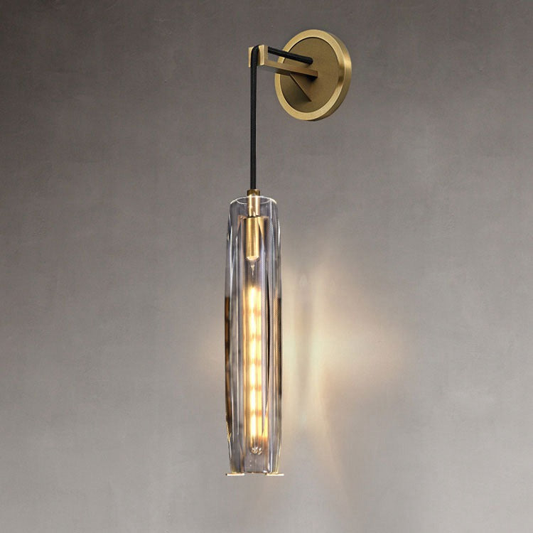 Smoke Crystal Shade Wall Sconce