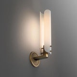 Alena White Glass Shade Single Head Wall Sconce