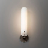 Alena White Glass Shade Single Head Wall Sconce