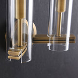 Modern Glass Tube Double Head Wall Sconce