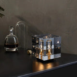 Modern Square Crystal Table Lamp