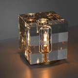 Modern Square Crystal Table Lamp