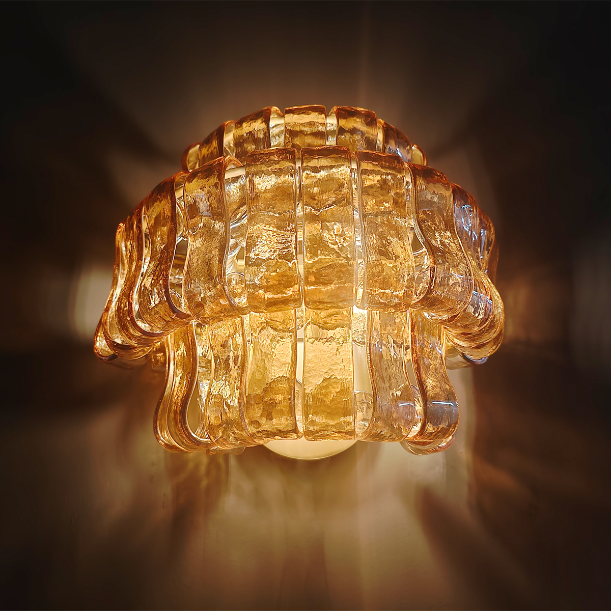 Art Glass Ghiaccio Wall Sconce