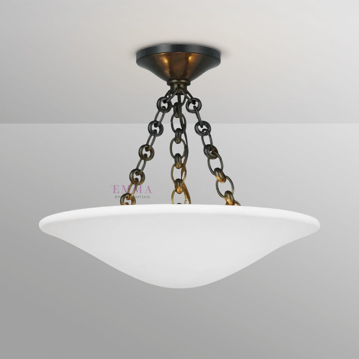 Modern Art Mollino Semi Flush Mount 16"