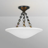 Modern Art Mollino Semi Flush Mount 16"