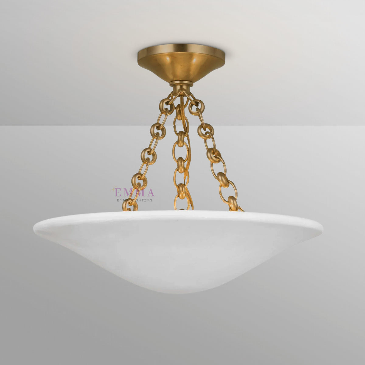 Modern Art Mollino Semi Flush Mount 16"