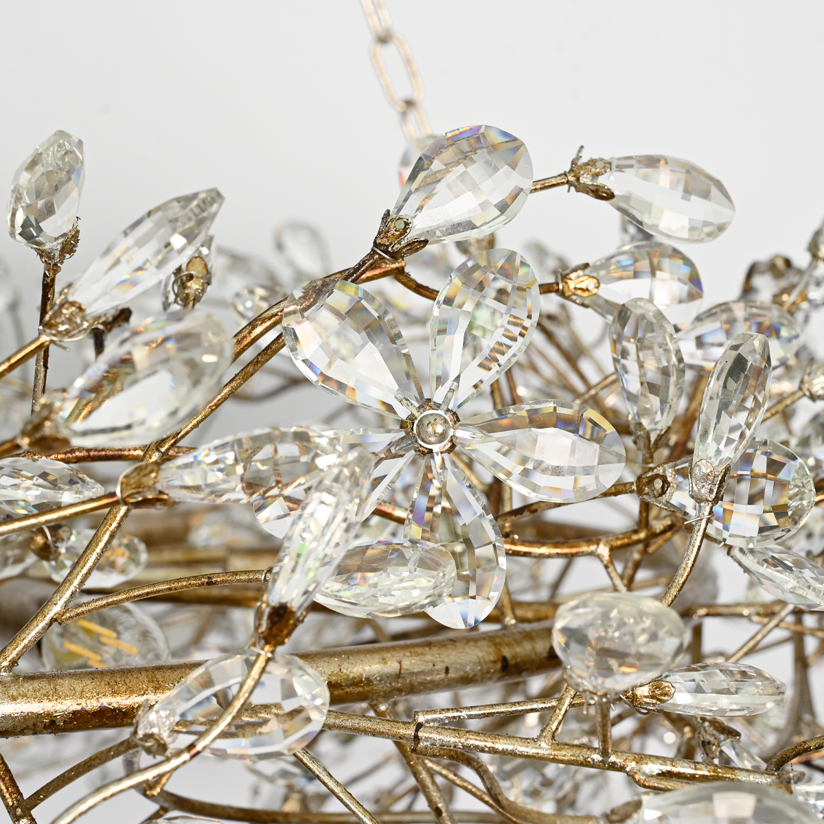 Crystal Flowers Fiore Crown Chandelier