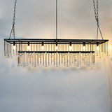 Modern Aubrey Rectangular Chandelier 47" 60"