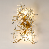 Crystal Flowers Fiore 2-Light Wall Sconce