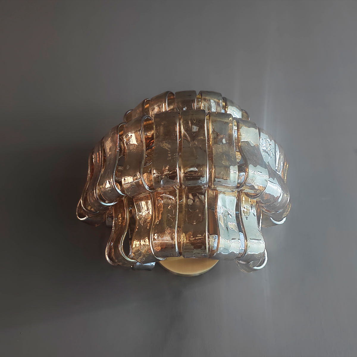 Art Glass Ghiaccio Wall Sconce