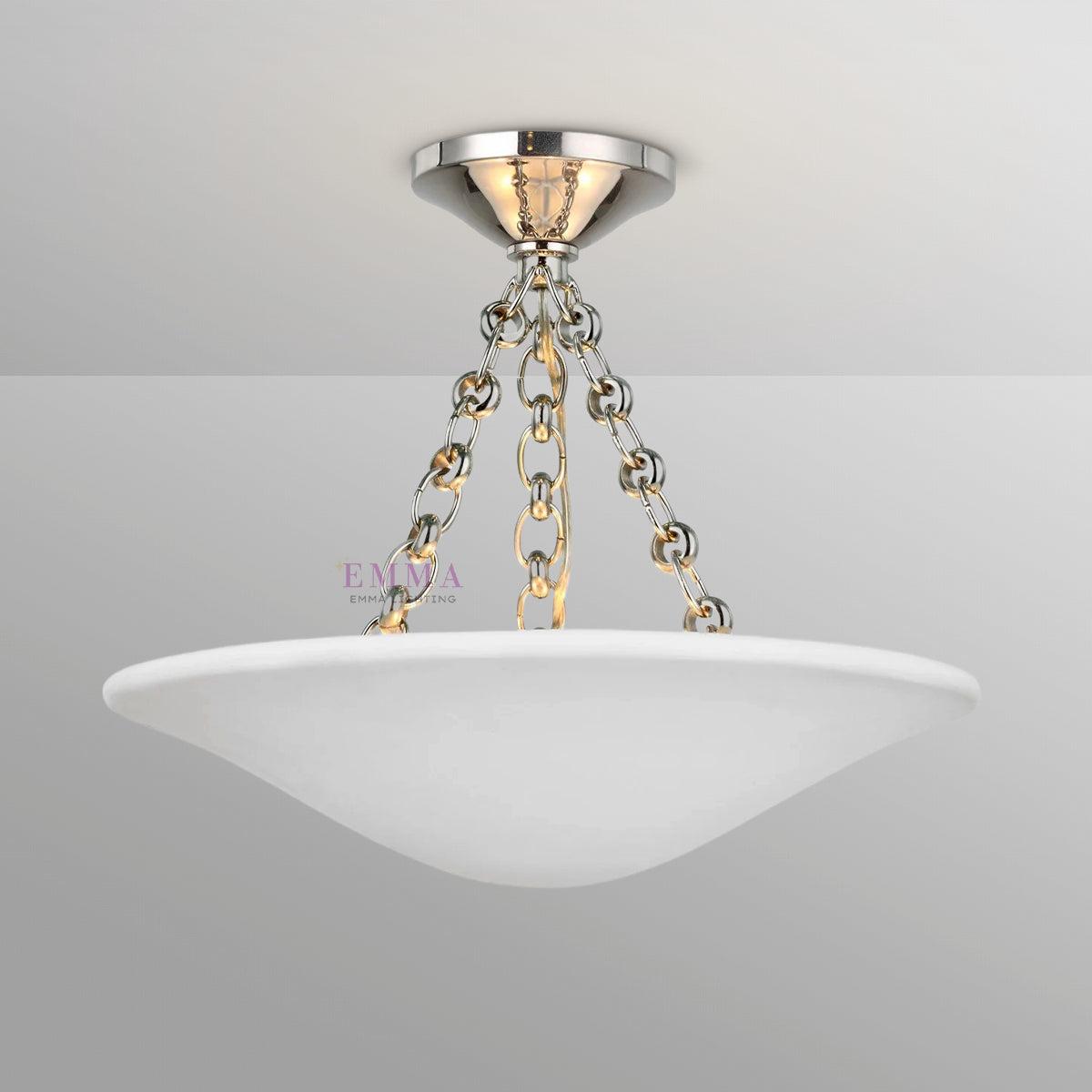 Modern Art Mollino Semi Flush Mount 16"