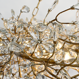 Crystal Flowers Fiore Crown Chandelier