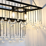 Modern Aubrey Rectangular Chandelier 47" 60"