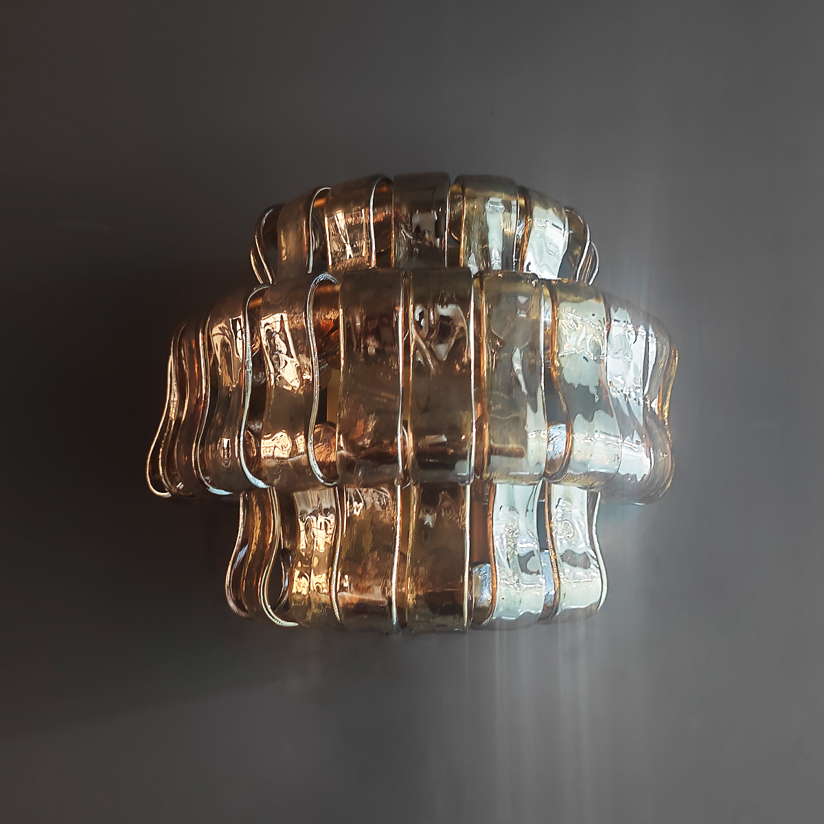 Art Glass Ghiaccio Wall Sconce