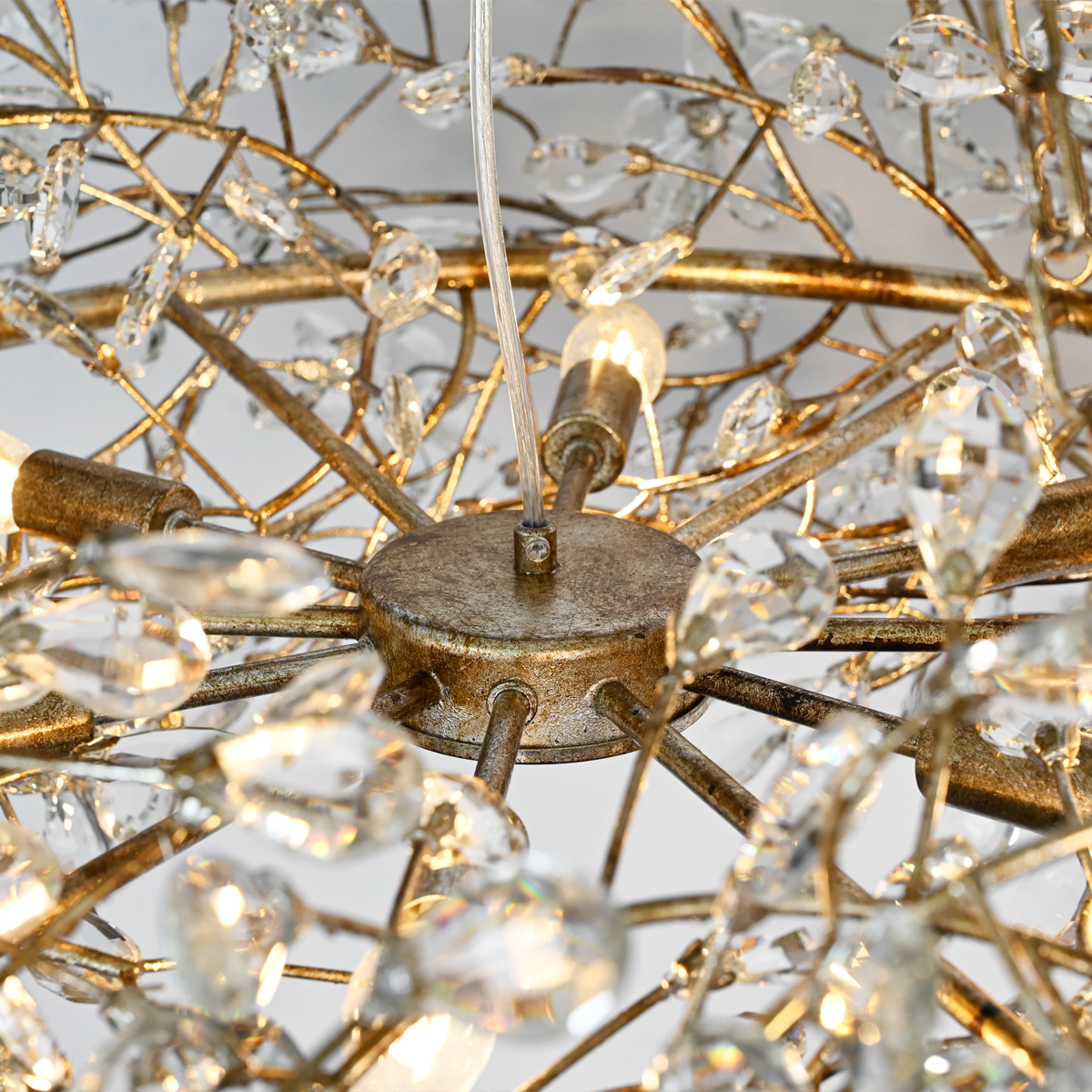 Crystal Flowers Fiore Crown Chandelier