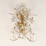 Crystal Flowers Fiore 2-Light Wall Sconce