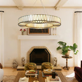 Art Glass Jeunet Round Chandelier