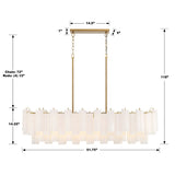 Addis Linear Chandelier 51"