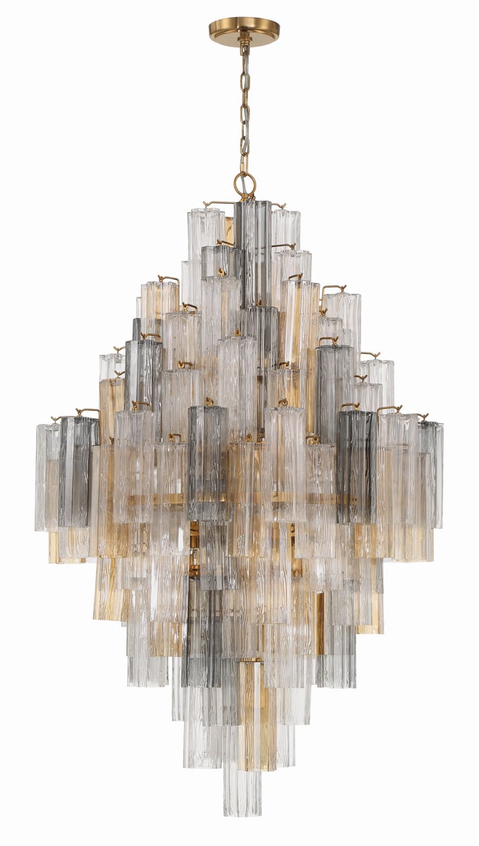 Addis Diamond Chandelier 49''H