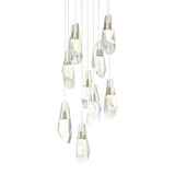 Modern Art Glass Luma Round Multi Light Pendant