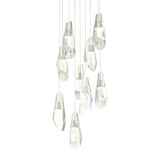 Modern Art Glass Luma Round Multi Light Pendant