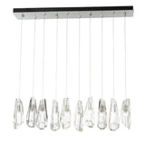 Modern Art Glass Luma Linear Multi Light Pendant