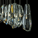 Modern Art Glass Luma Linear Multi Light Pendant